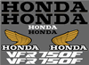 Honda VFR 750 Decal Set 1989 Model
