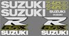 Suzuki GSXR 750 Decal Set 1999 Style