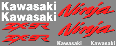Kawasaki ZX-9R Decal Set 2000 Style