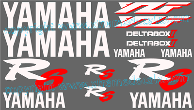 Yamaha YZF R6 2001 Style Full Decal Set