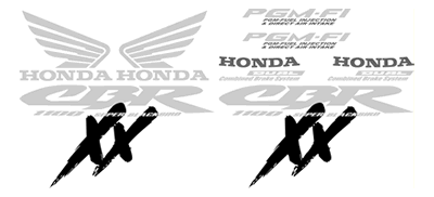 Honda Blackbird CBR 1100 XX 2002 Decal Set
