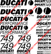 Ducati 749 Testastretta Decal Set