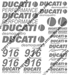 916 Ducati desmoquattro 24 Decal Set
