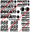 998 Ducati testastretta 24 Decal Set
