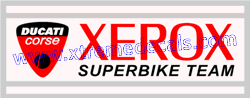 DUCATI - XEROX SUPERBIKE TEAM Decal
