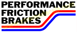 PERFORMANCE FRICTION BRAKES Decal