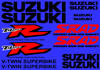 Suzuki TL1000R 3 Colour Decal Set