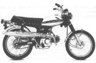 1971 Honda
CL70K2 Scrambler 70