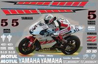 Yamaha Valencia Race Decal Set 2005 Colin Edwards