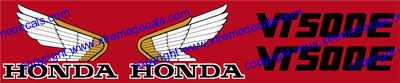 Honda VT500 Decal Set 1987 1988 1989