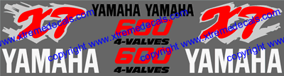 Yamaha  XT600 1991 Style Decal Set