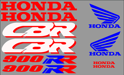 Honda Fireblade 1993 Model Full Decal Set