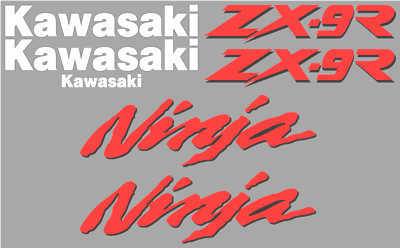 Kawasaki ZX-9R 1997 Style Decal Set