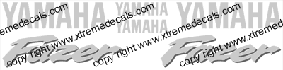 Yamaha FZS600 Fazer 1998 Decal Set