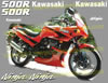 Kawasaki Ninja 500 R Decal set 1999 Model