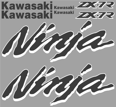 Kawasaki ZX-7R  1999 Style Full Decal Set