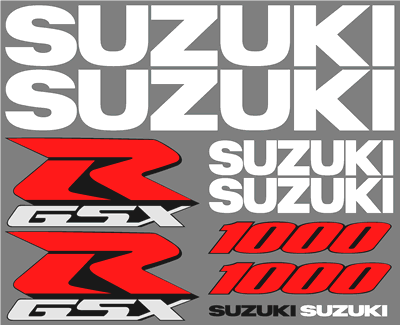 Suzuki GSXR 1000 Full Decal Set 2000 Style