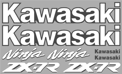 Kawasaki ZX-7R  2000 Style Full Decal Set