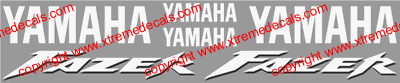 Yamaha FZS600 Fazer 2002 Decal Set