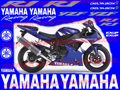 Yamaha R1 Decal Set 2002