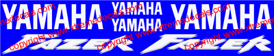 Yamaha FZS600 Fazer 2003 Decal Set