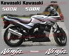 Kawasaki Ninja 500 R Decal set 2003 Model