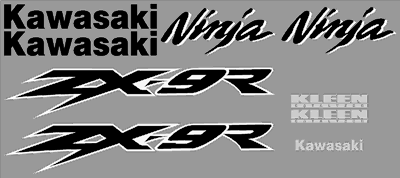 Kawasaki ZX-9R Decal Set 2003 Style