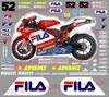 Ducati 2004 999 Fila Race Decal kit