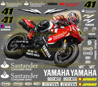 Yamaha Santander Race Decal Set 41 Decals Stickers