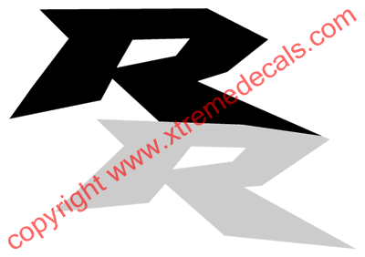 Single RR decal for 1998 Honda Fireblade Style 2