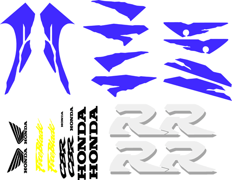 Honda Fireblade 1998 Decal and Graphics Set