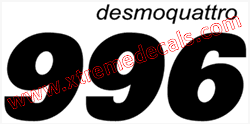 Ducati 996 Desmoquattro decal right style B