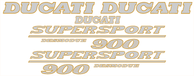 Ducati Supersport 900 Full Decal Set