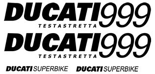 Ducati 999 2005 Decal set