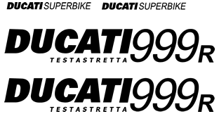 Ducati 999R decal set 2005
