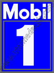 Mobil 1 2 colour Decal style 2