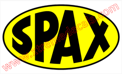 SPAX Decal 2 colour