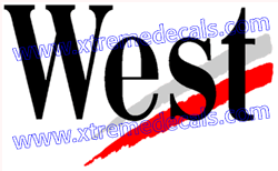 WEST Color option A Decal