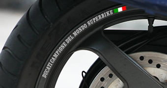 Ducati Campione de mondo Superbike Rim Decals