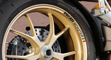 Ducati Monster Rim Decal set