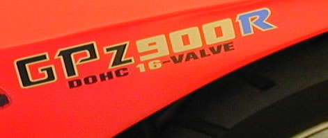Kawasaki GPZ 900R Decal
