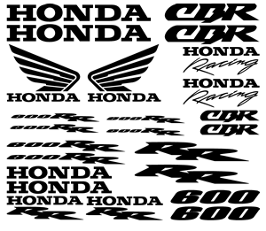 Honda 600RR 26 Decal Set