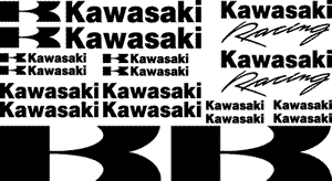 18 Kawasaki Decal Set