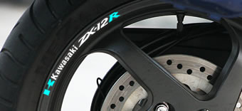 Kawasaki ZX-12R Rim Decal set