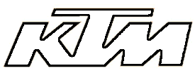 KTM Decal Outline