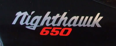 Honda Nighthawk 650 Decal