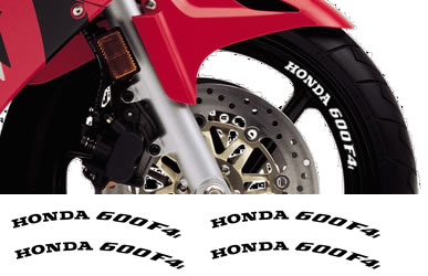 Rim Decal set Honda 600F4i