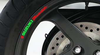 Suzuki Bandit Rim Decal set