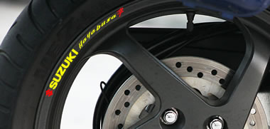 Suzuki Hayabusa Rim Decal set