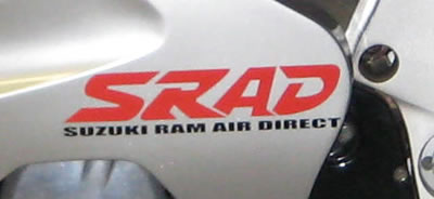 Suzuki SRAD 2 Colour with small lettering